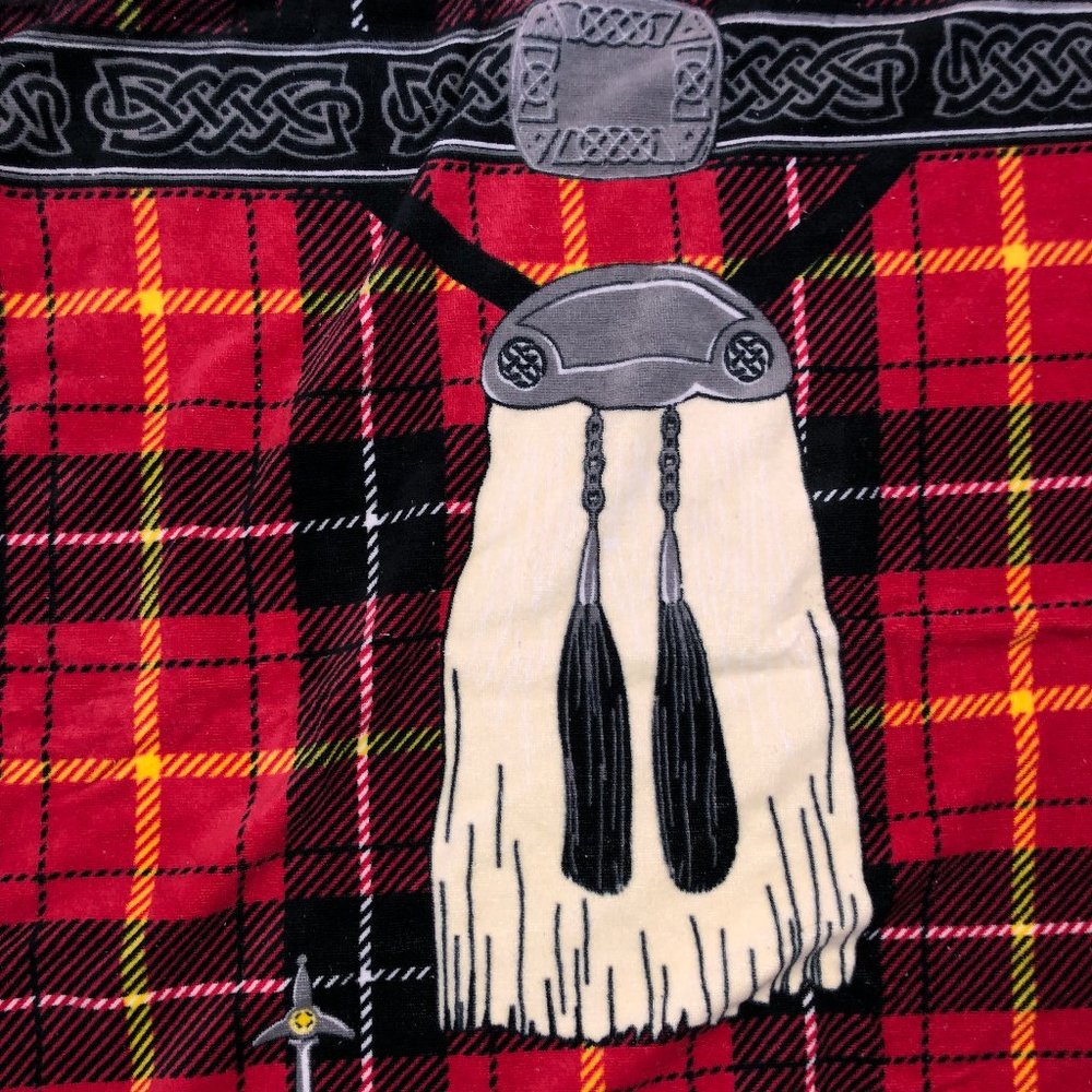 Kilt bath towel